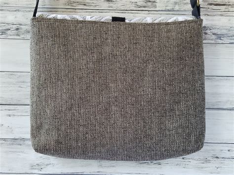 Unisex Cross Body Satchel - ANY Texture - Textile Art by Zwia Lipkin