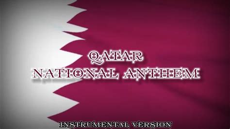 Qatar National Anthem (Instrumental version) - YouTube