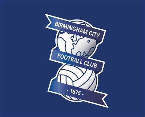 Birmingham City FC Club Symbol Logo Premier League Football Abstract ...