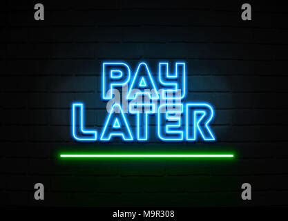 pay here neon sign Stock Photo - Alamy