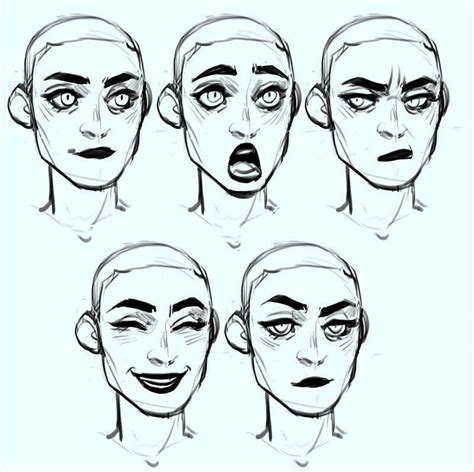 Face Drawing Reference | Free download on ClipArtMag