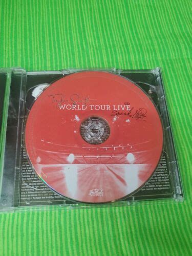 TAYLOR SWIFT - Speak Now - World Tour Live CD + DVD 2 Disc Set CD ...