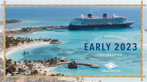 Just Announced: Disney Cruise Line Returns to Favorite Tropical ...