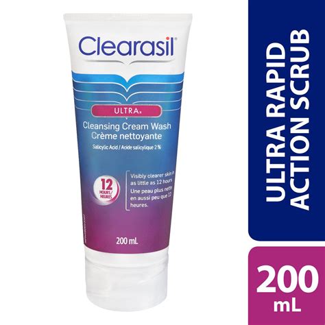 Clearasil® Ultra® Cleansing Cream Wash, Acne Treatment | Walmart Canada