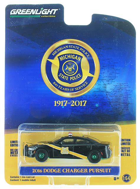 Greenlight Diecast 2016 Dodge Charger Police Michigan State Police