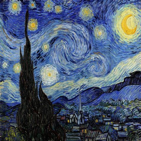 The Starry Night Canvas Art by Vincent van Gogh | iCanvas | Starry night van gogh, Gogh the ...