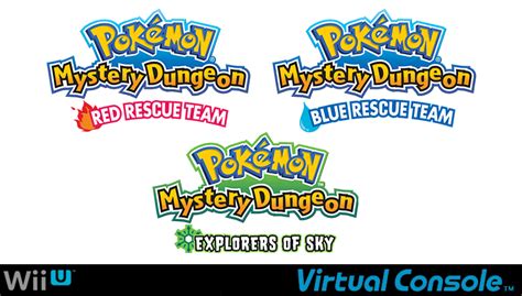 Three Pokemon Mystery Dungeon games hitting the Wii U VC on Thursday ...