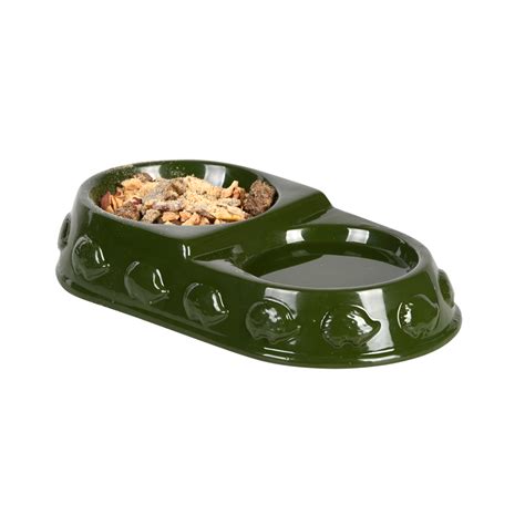 Hedgehog Food Water Feeding Bowl Dish Wild Small Animal Feeder Green G ...