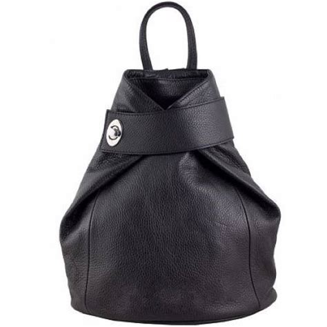 Sana Leather Backpack for Women Black | Traveller Store