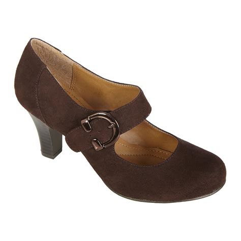 Jaclyn Smith- -Women's Comfort Dress Pump Alaina - Brown-Shoes-Womens ...