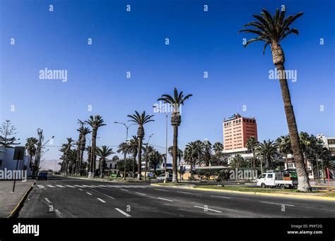 Beach of Arica Chile. Morro de Arica, Chile. Arica is a port city in northern Chile known for ...