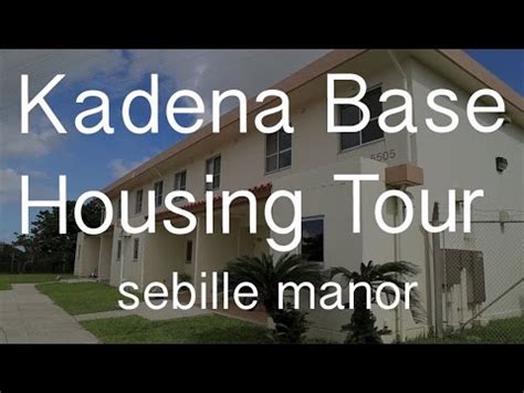 Kadena Air Base Sebille Manor Home Tour - YouTube