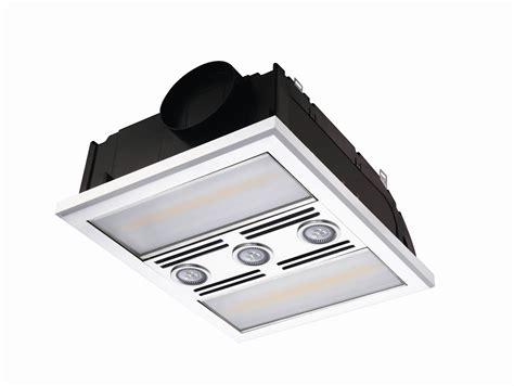 Bathroom Heater 3 in 1 Infrared Heat Strip w Exhaust Fan & LED Light Regent