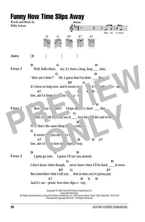 Funny How Time Slips Away | Sheet Music Direct