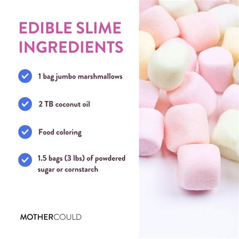 How to Make Edible Slime With Marshmallows