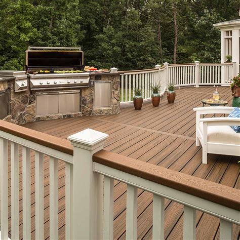 Composite Deck Railing, Deck Railings, Decks Backyard, Outdoor Deck, Deck Patio, Outdoor Living ...