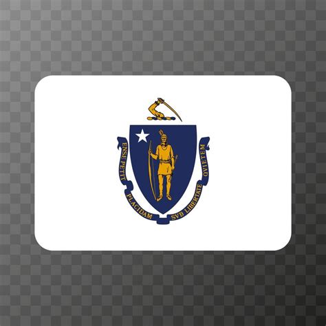 Massachusetts state flag. Vector illustration. 21554888 Vector Art at ...