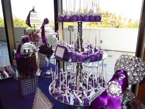 Pin by OC Sugar Mama on Purple Candy & Dessert Table | Elegant candy buffet, Purple candy buffet ...