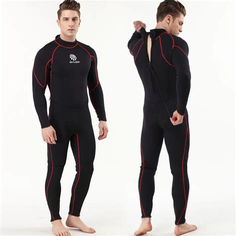 3MM diving suit against cold and warm men's Surf clothes diving suit diving suit-in Wetsuit from ...