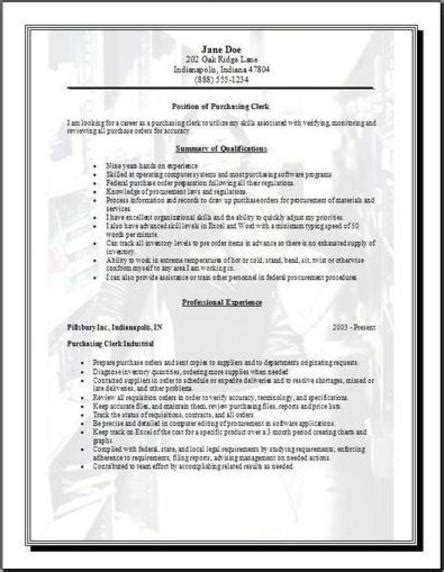 Purchasing Resume, Occupational:examples,samples Free edit with word