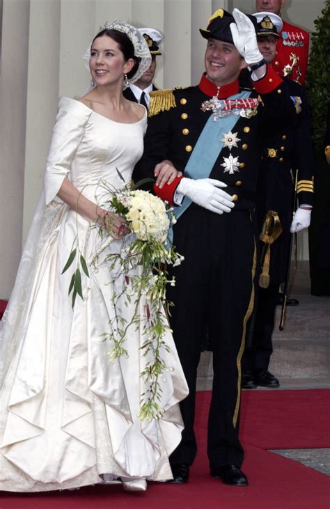 Mary, Crown Princess of Denmark, And Prince Frederik On Their Wedding ...