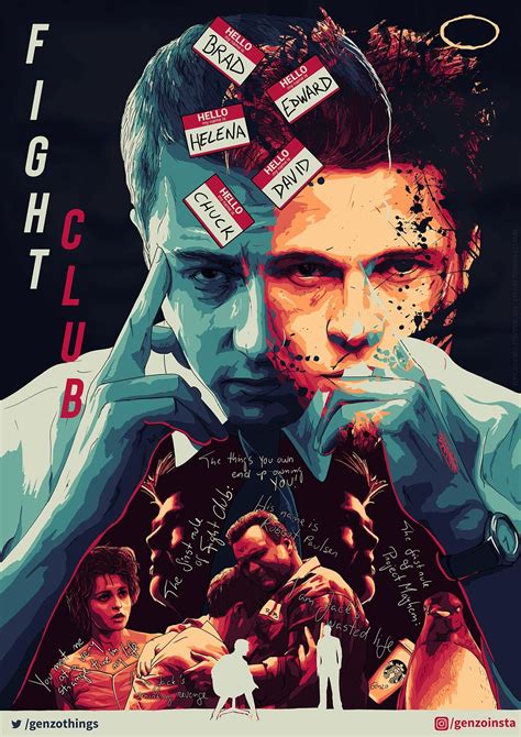 Fight Club (1999) [1280 x 1810] | Fight club poster, Club poster, Fight club