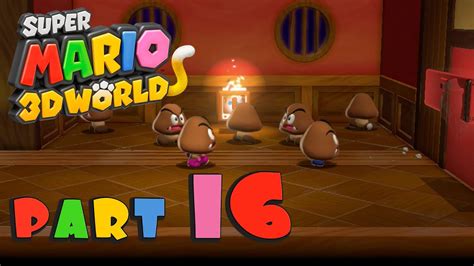 Super Mario 3D World - 100% Co-op Walkthrough Part 16 - YouTube