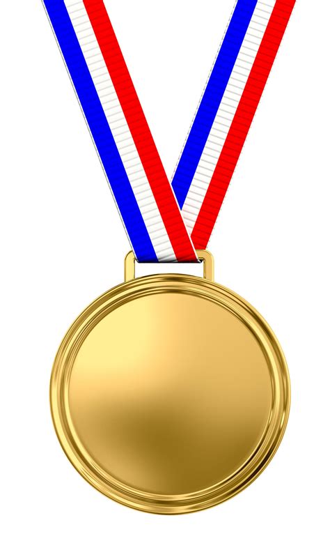Gold medal PNG transparent image download, size: 1229x2048px