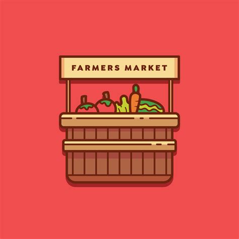 Farmers Market Logo Vector 192069 Vector Art at Vecteezy