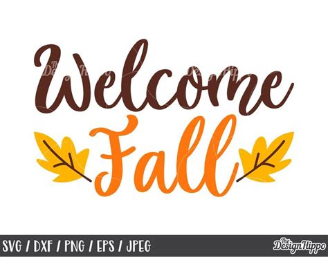 Welcome fall svg Fall svg Welcome svg Fall sign svg Autumn | Etsy ...