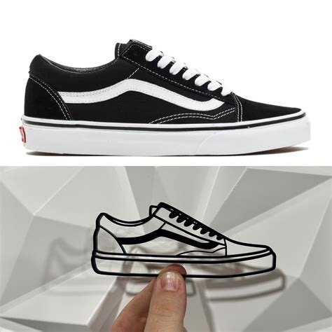 Vans Silhouette Shoe Line Wall Art - Redline Fresh