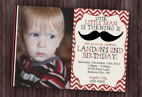 Printable Birthday Party Invitation - Mustache Bash Theme (Digital File). $7.00, via Etsy ...