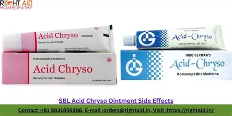 PPT - SBL Acid Chryso Ointment Side Effects PowerPoint Presentation ...