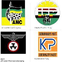 South Africa party logos infographic