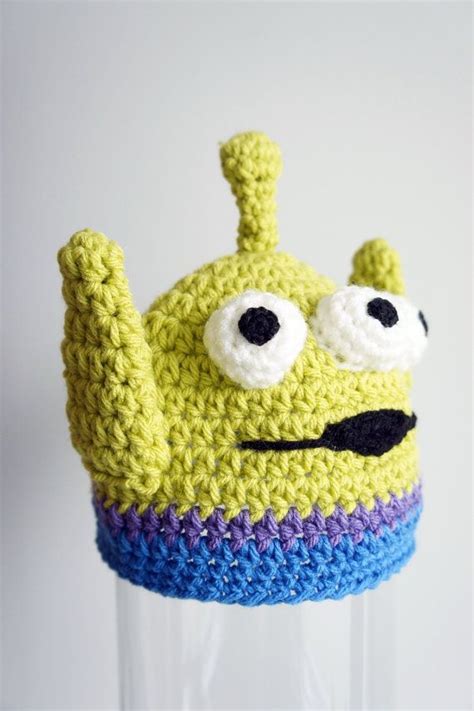 Toy Story Alien hat Crochet Alien Hat Monster by stylishbabyhats ...