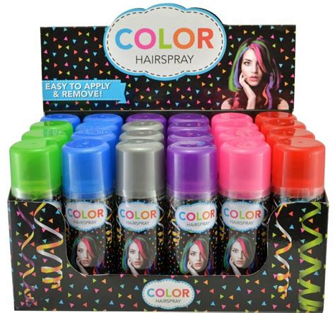 Colors Temporary Spray On Can Crazy Hair Color Crazy Halloween Crafts Dye 1 Can | Hair color ...