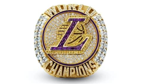 A Close Look at the Los Angeles Lakers 2020 NBA Championship Ring ...