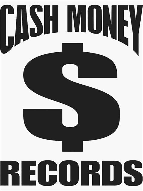 "Cash Money Records Logo" Sticker for Sale by Blk0Rec | Redbubble