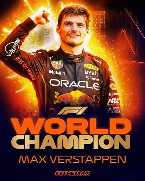 Max Verstappen world champion of Formula 1 2022