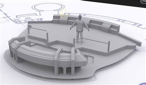 Star Trek: Voyager bridge recreation WIP - Piotr Gasior 2d/3d Artist Portfolio