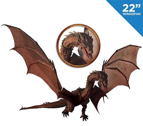 A New Smaug the Dragon Large Scale Poseable Action Figure – Middle ...