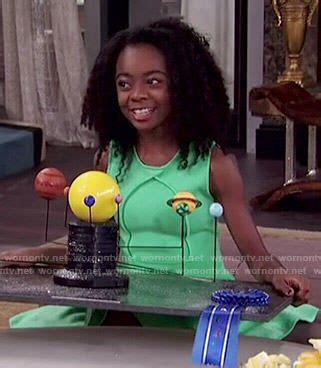 Zuri’s green dress on Jessie | Jessie, Zuri from jessie, Disney jessie