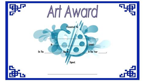 Free Art Award Certificate Templates Editable [10+ ELEGANT DESIGNS ...