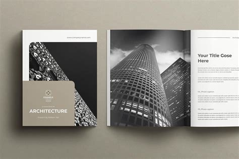 Architecture Brochure Template - Design Cuts