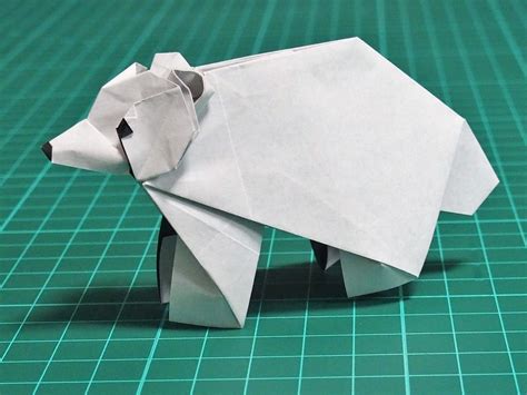 Origami Polar Bear Easy - Crafting Papers