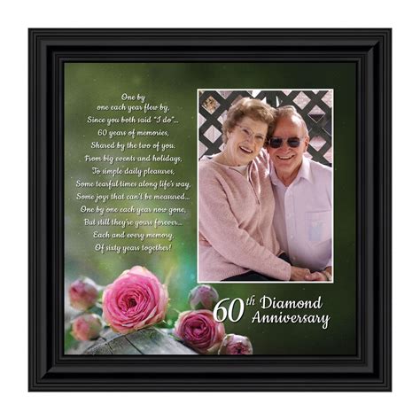 60th Anniversary Gifts, Diamond 60th Wedding Anniversary Grandparents ...