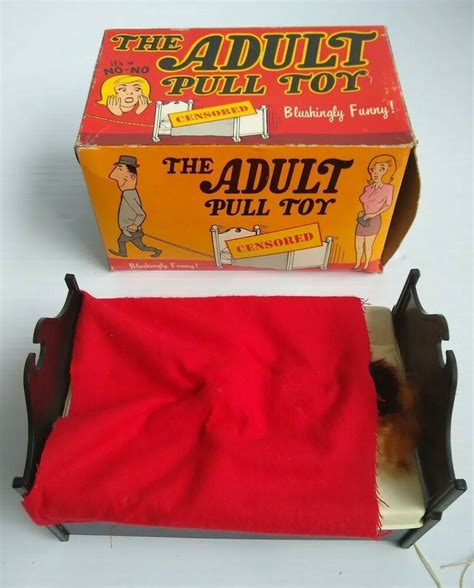 Vintage The Adult Pull Toy It’s a No-No! Blushingly Naughty Funny Gag Gift #FreedNovelty | Gag ...