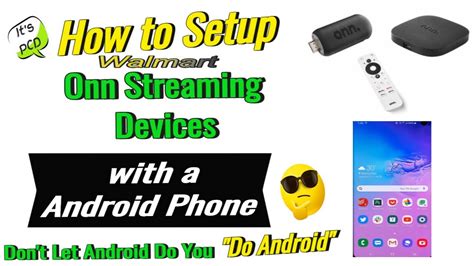 Onn Streaming Device Setup