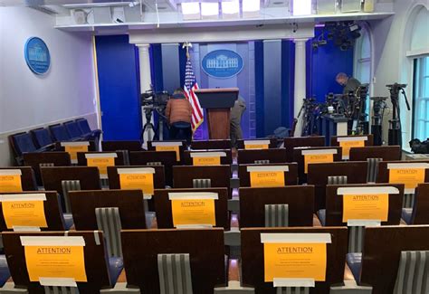 White House Briefing Room Seating Chart Has Been Rearranged to Increase ...