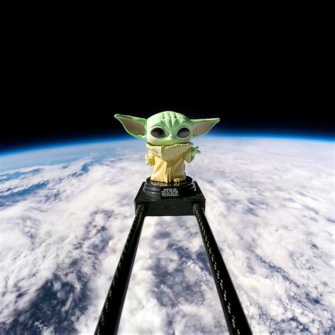 We put Baby Yoda in space! : r/StarWars